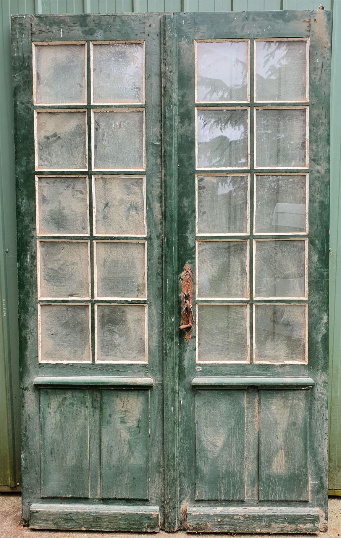 A pair of French Glazed Doors
